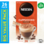 Photo of Nescafe Cappuccino Strong Coffee Sachets 26 Pack 332g