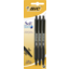 Photo of Bic Softfeel Retractable Ballpoint Pen Black 3pk