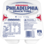 Photo of Philadelphia Spreadable Cream Cheese Snack Tubs Original 4 Pack 136g
