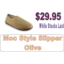 Photo of Mens Moccossan Slipper Olive