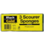 Photo of Black & Gold Scourer Sponges 3 Pack