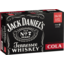 Photo of Jack Daniels & Cola Can 375ml (4) 24 Pack