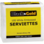 Photo of Black & Gold Serviettes 100