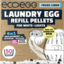 Photo of ecoegg Laundry Egg Refill Pellets for White + Lights - Fresh Linen