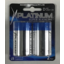 Photo of Platinum Battery Alkaline Sup D 2pk