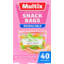 Photo of Resealable Bags, Multix Ziplock Snack 16cm x 10cm 40-pack