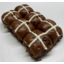Photo of Chocolate Hot Cross Buns 6pk