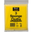 Photo of Black & Gold Sponge Cloth 3pk