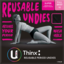 Photo of U By Kotex Reusable Undies Size 10 Super Washable Full Brief Single Pack