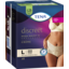 Photo of Tena Discreet Women's High Waist Underwear Creme Large (L) 8 Pack