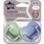 Photo of Tommee Tippee Natural Latex Cherry Soothers, Symmetrical Design, Bpa-Free, 18- , Green And Blue, Pack Of 2 Dummies