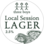 Photo of Three Boys Local Session Lager