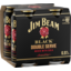 Photo of Jim Beam Black & Cola Double Serve Can 6.9% 4x375ml