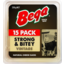 Photo of Bega Strong & Bitey Vintage Cheese Slices 15 Pack 250g