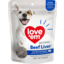 Photo of Love'em Air Dried Beef Liver Dog Treats 90g