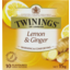 Photo of Twinings Lemon & Ginger Herbal Infusions Tea Bags 10 Pack