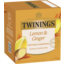 Photo of Twinings Flavoured Herbal Infusions Lemon & Ginger Tea Bags 10 Pack 15g