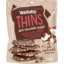 Photo of Wallaby Thins Dark Chocolate Snack Stacked With Roasted Almonds Coconut + Cranberries Gluten Free