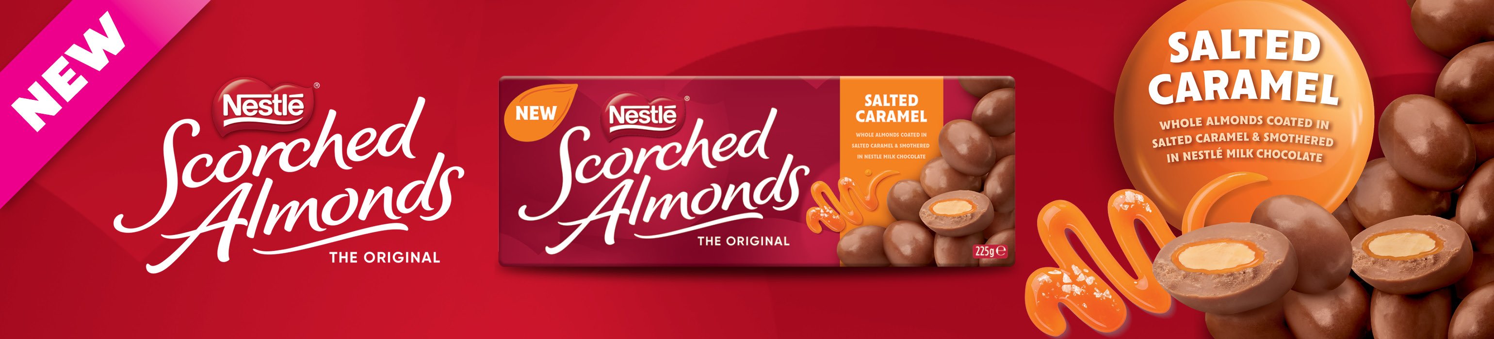 Nestle Scorched Almonds, New Salted Caramel Flavour