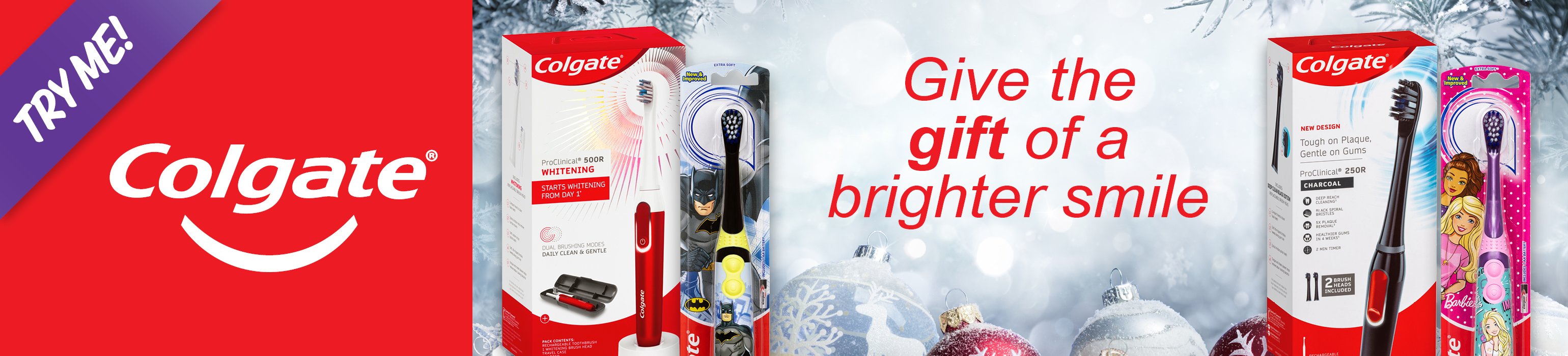 Give the gift of a smile with Colgate