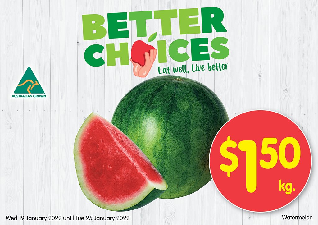 Image of Watermelon at $1.50 per kg