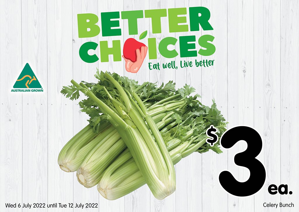 Image of Celery Bunch at $3.00 each