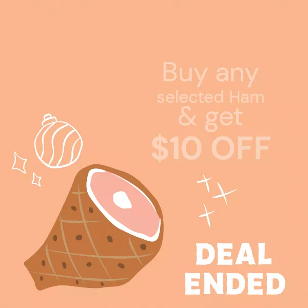 Buy selected Ham and get $10 Off | Deal Ended