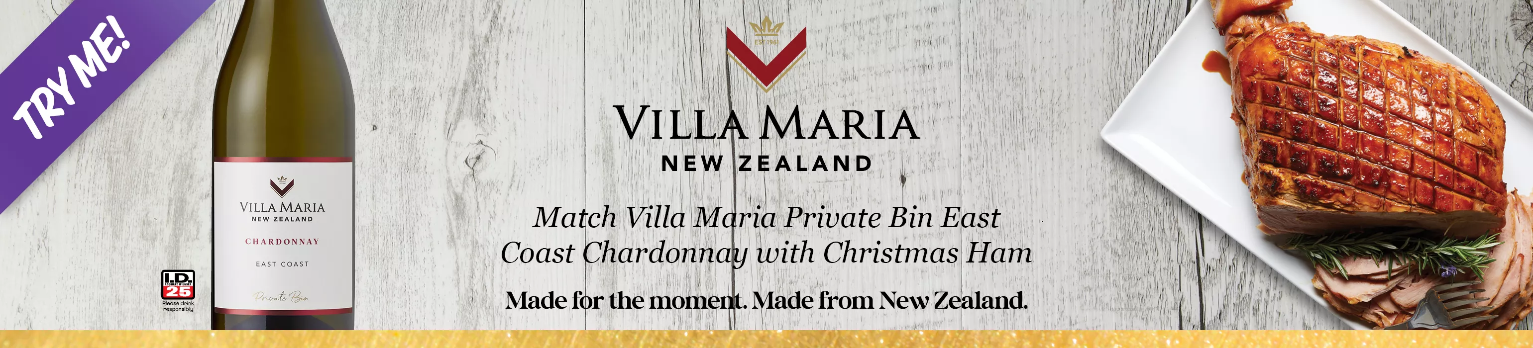 Made for the moment - Made from NZ, Villa Maria Wines Try Me