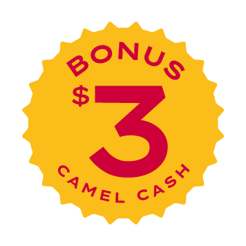 Bonus $3 Camel Cash